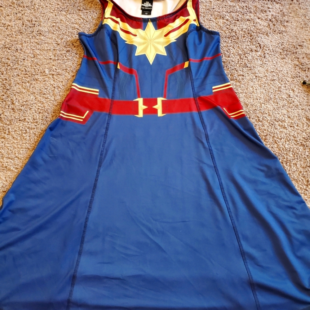 Torrid Captain Marvel Skater Dress